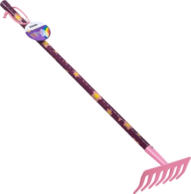 Rastrillo Kids Rosa 7 Dientes Stocker